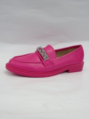 Mokasyny damskie na płaskim (36-41) T555 FUCHSIA