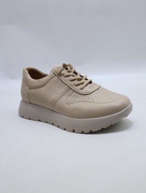 Buty sportowe damskie na płaskim (36-41) L220-7 BEIGE
