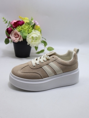 Buty sportowe damskie na płaskim (36-41) AA-87 KHAKI