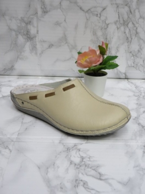 Klapki damskie na płaskim (36-41) 0096 BEIGE