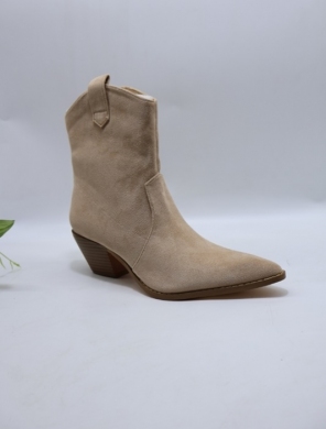 Botki damskie na obcasie (36-41) 181 BEIGE