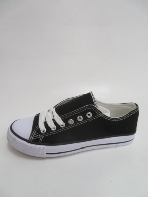 Trampki damskie na płaskim (36-41) L03 BLACK