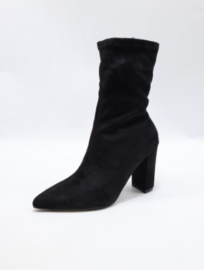 Botki damskie na obcasie (36-41) MVP314 BLACK