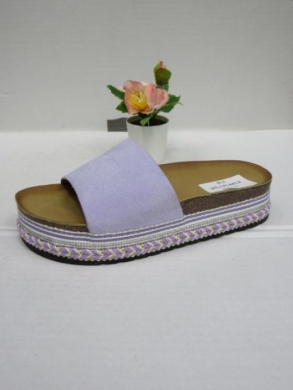Klapki damskie na koturnie (36-41) 202-2 PURPLE