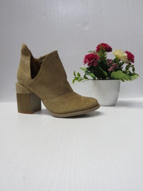 Botki damskie na obcasie (36-41) A5700-63 KHAKI