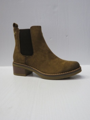 Botki damskie na obcasie (36-41) KE206 KHAKI