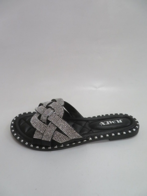 Klapki damskie na płaskim (36-41) 67036 BLACK