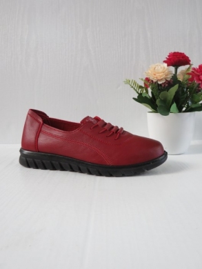 Półbuty damskie na płaskim (36-41) C611 RED