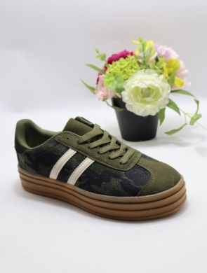 Buty sportowe damskie na płaskim (36-41) 24001 D.GREEN