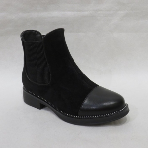 Botki dziewczęce ocieplane (32-37) DQ69 BLACK