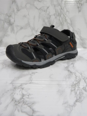 Sandały męskie (41-46) 9SD 9181-R DGREY/ORANGE