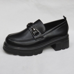 Półbuty damskie na obcasie (36-41) 3255 BLACK