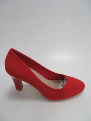 Czółenka damskie na szpilce (36-41) LE-505E RED