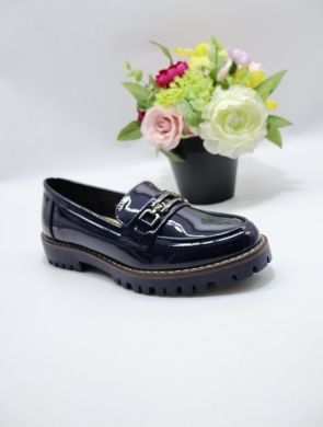 Mokasyny damskie na płaskim (36-41) 62702 DK.BLUE