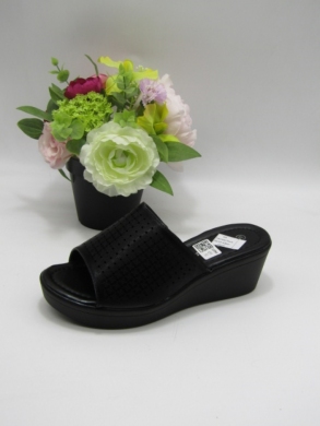 Klapki damskie na koturnie (36-41) TW23083 BLACK