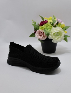 Buty sportowe damskie na płaskim (36-41) YY-83 ALLBLACK