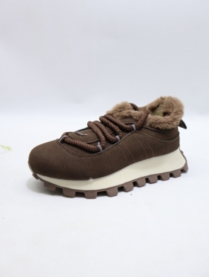 Buty sportowe damskie ocieplane (36-41) 6516 BROWN