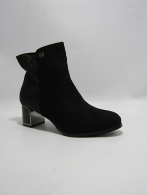 Botki damskie ocieplane na obcasie (36-41) SG878 BLACK