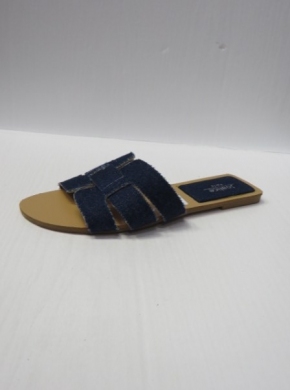 Klapki damskie na płaskim (36-41) THS-100 DBLUE