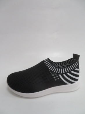 Buty sportowe dziewczęce (31-36) ZC48 BLACK/WHITE