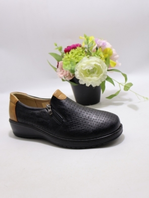 Półbuty damskie na płaskim (36-42) 26020-1 BL