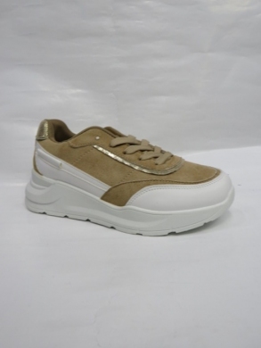 Buty sportowe damskie na płaskim (36-41) QS-46 BEIGE