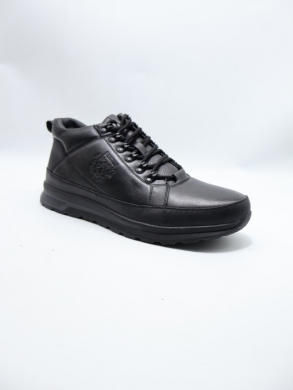 Botki męskie ocieplane (40-45) 62120-1 BLACK