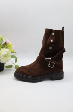 Botki damskie ocieplane na obcasie (36-41) 23038-99