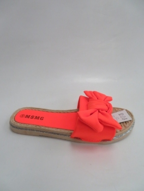 Klapki damskie na płaskim (36-41) WS9020 ORANGE