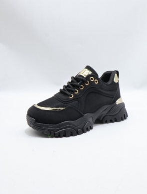 Sneakersy damskie (36-41) D232-2 BLACK