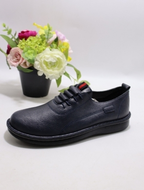 Półbuty damskie na płaskim (36-42) 25108-26 NAVY