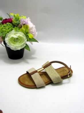 Sandały damskie na płaskim (36-41) 220-9 BEIGE