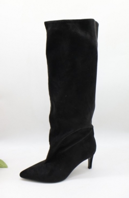 Kozaki damskie na szpilce (36-41) C373 BLACK