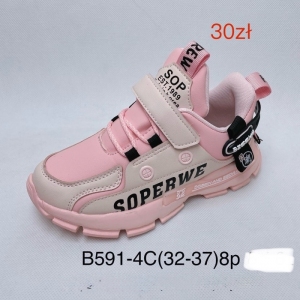 Buty sportowe dziewczęce (32-37) B591-4C