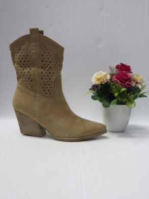 Botki damskie na obcasie (36-41) RQ460 KHAKI