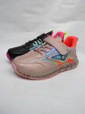 Buty sportowe dziewczęce (31-36) B127-2 LED MIX