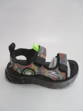 Sandały chłopięce (26-31) Z872 AGREEN/GREEN
