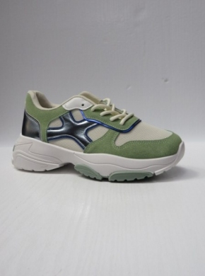 Buty sportowe damskie na płaskim (36-41) BL-378 GREEN