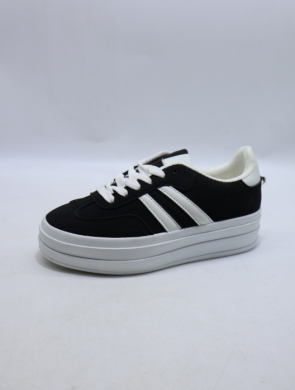 Buty sportowe damskie na płaskim (36-41) 2048-1 BLACK
