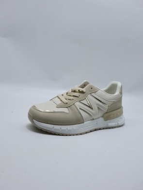 Buty sportowe damskie na płaskim (36-41) 88-173 BEIGE