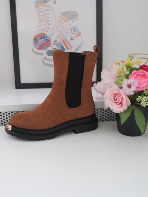 Botki damskie na płaskim (36-41) BM22 BLACK