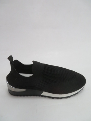 Sportowe Damskie na koturnie (36-41) BK81 BLACK