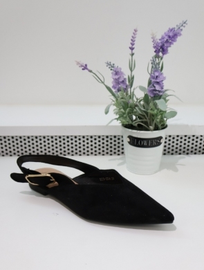 Sandały damskie na płaskim (36-41) 333-334 BLACK