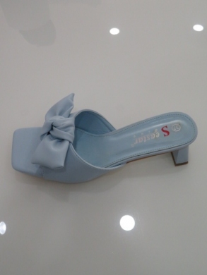 Klapki damskie na obcasie (36-41) T388 BLUE
