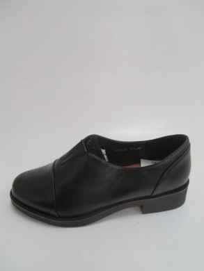 Półbuty damskie na płaskim (36-41) 721 BLACK