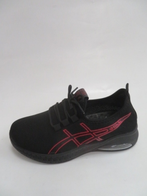 Buty sportowe damskie na płaskim (36-41) AJD08-9 BLACK/RED