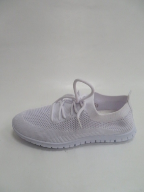 Buty sportowe damskie na płaskim (36-41) R153 WHITE