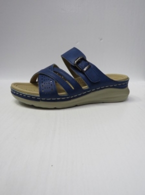 Klapki damskie na koturnie (36-41) B0236 NAVY