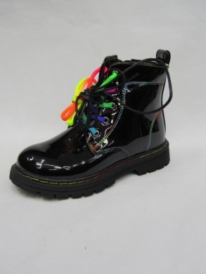 Botki dziewczęce ocieplane (31-36) 613C BLACK