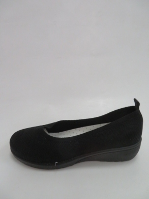 Baleriny Damskie na koturnie (36-41) 13002-1 ALLBLACK